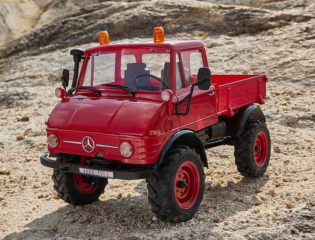 Copy of FMS FCX24 1/24TH UNIMOG SCALER RTR - RED