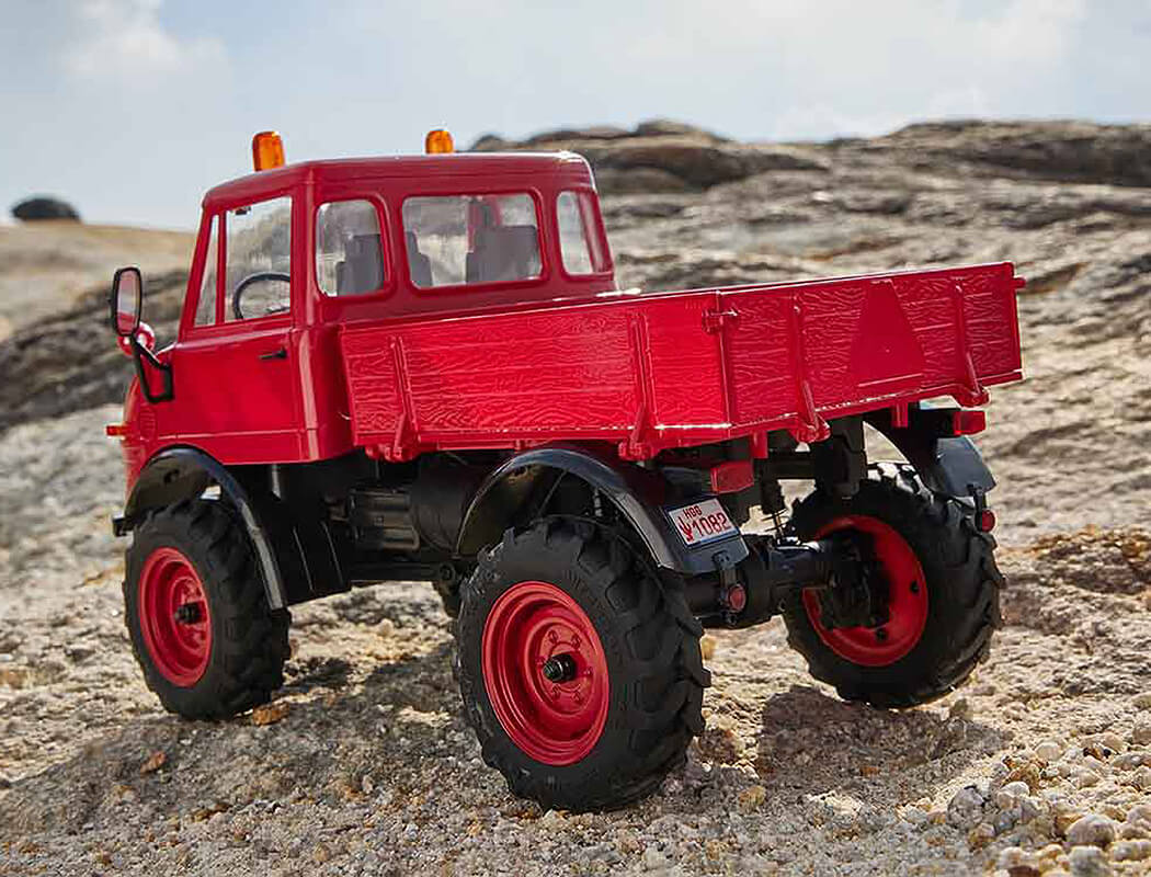 Copy of FMS FCX24 1/24TH UNIMOG SCALER RTR - RED