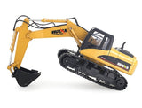 HUINA 1/14 SCALE RC EXCAVATOR 2.4G 15CH W/DIE CAST BUCKET