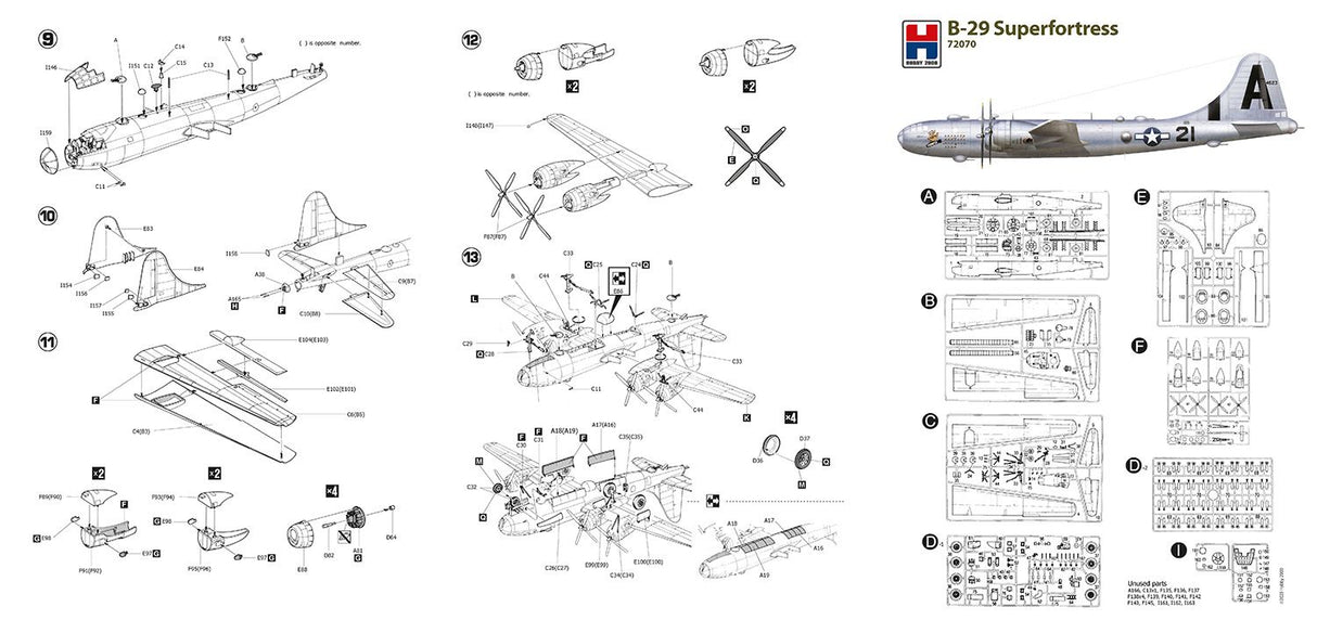 Hobby 2000 1/72 Boeing B-29 Superfortress 72070