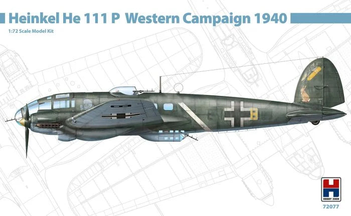 Hobby 2000 1/72 Heinkel He 111 P Western Campaign 1940 Kit 72077
