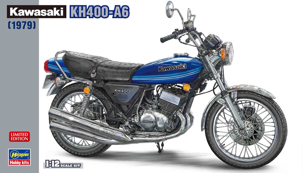 Hasegawa 1/12 Kawasaki KH400-A6 Kit HA21772