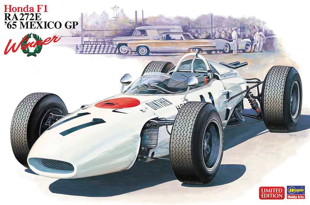Hasegawa 1/24 1965 Honda F1 RA272E 1965 Mexico GP Winner Limited Edition Model Kit
