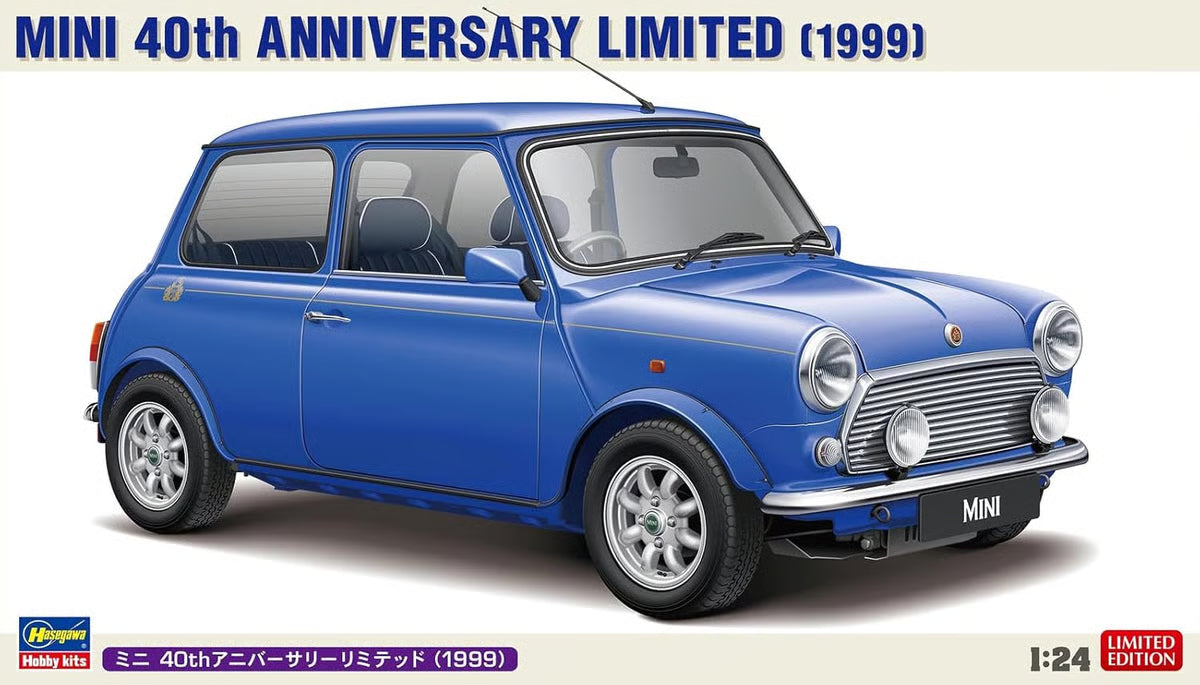 Hasegawa 1/24 1999 Mini 40th Anniversary Limited Edition Model Kit HALE20765