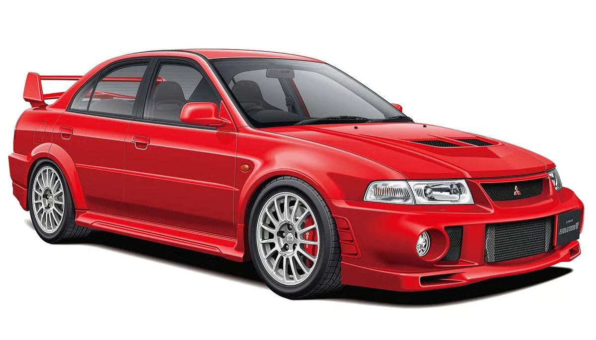 Hasegawa 1/24 Mitsubishi Lancer GSR Evolution VI Low Down Version with 3D Printed Parts