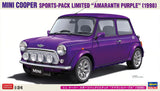 Hasegawa 1/24 1998 Mini Cooper Sports-Pack Limited Amaranth Purple Kit 20814