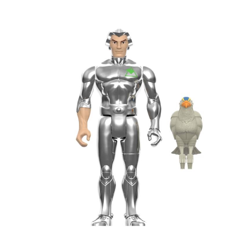 Super7 Licensed Collectables - Silverhawks Wave 1 ReAction Figure - Quicksilver (Toy Version)