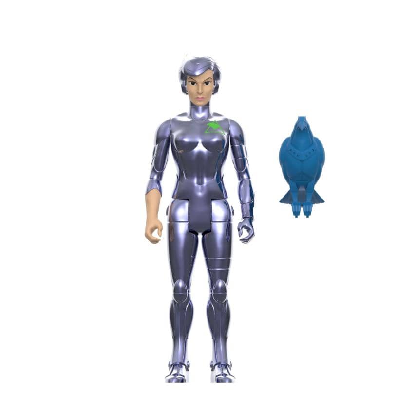 Super7 Licensed Collectables - Silverhawks Wave 1 ReAction Figure - Steelheart (Toy Version)