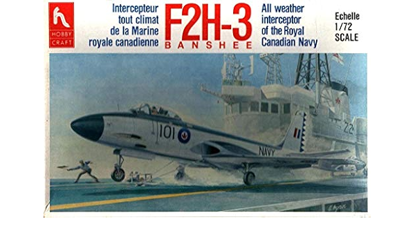 Hobby Craft 1:72 Mcdonnell F2H-3 Banshee Aircraft Plastic Kit #HC1397