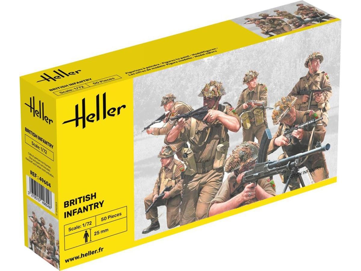 Heller 1/72 British Infantry - 50 pieces 49604