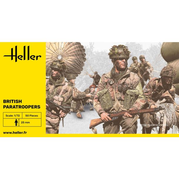 Heller 1/72 British Paratroopers - 50 pieces