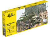 Heller 1/72 Sainte-Mere-Eglise - Trucks & Figures Diorama Kit 50327