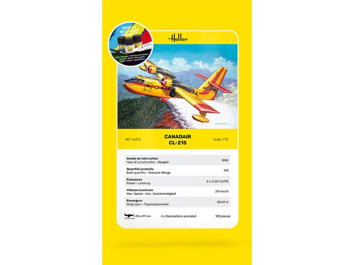 Heller 1/72 CanadairCL-215 Starter Kit 56373