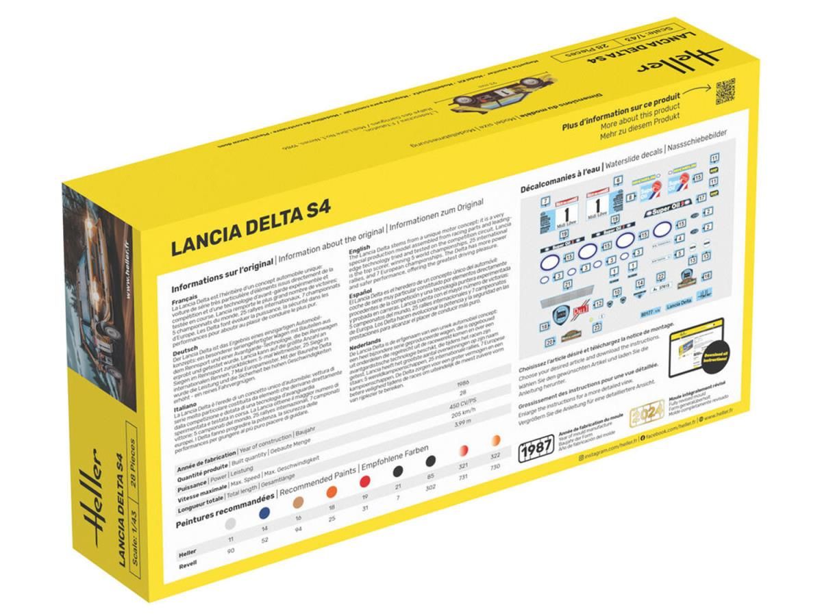 Heller 1/43 Lancia Delta S4 Kit 80177