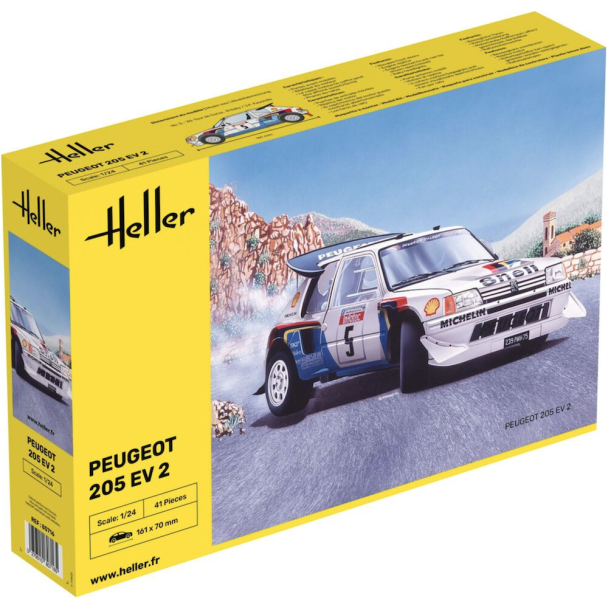 Heller 1/24 Peugeot 205 EV 3 Kit 80716