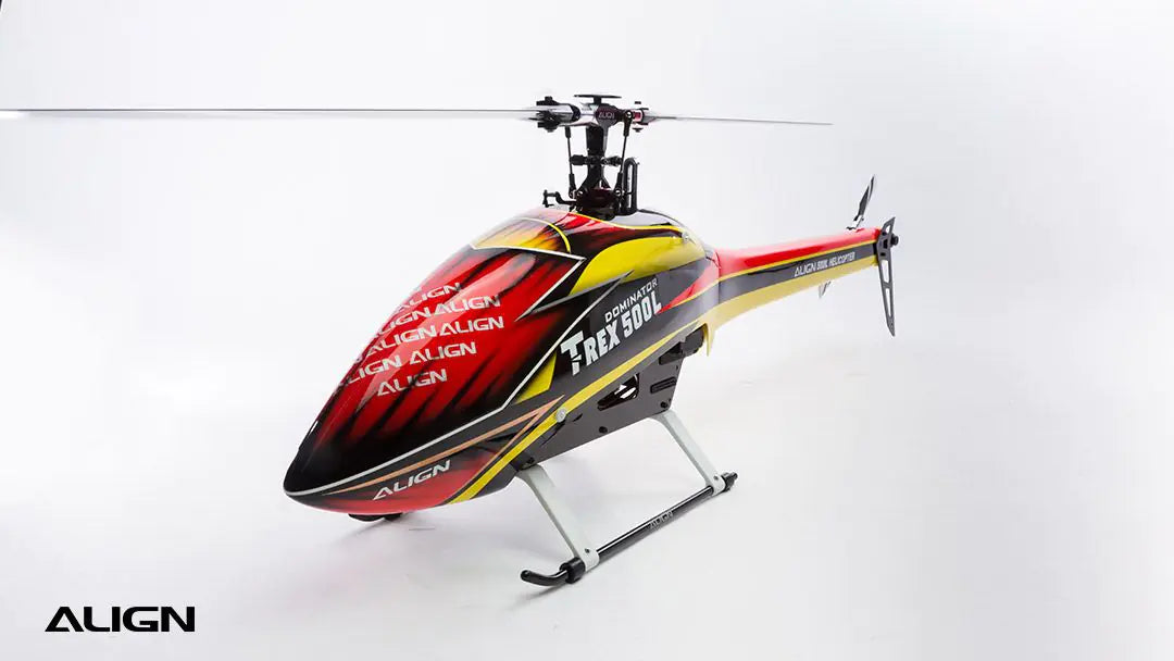 Align T-Rex 500L Dominator Speed Fuselage – Red and Yellow HF5025T