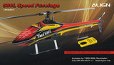 Align T-Rex 500L Dominator Speed Fuselage – Red and Yellow HF5025T