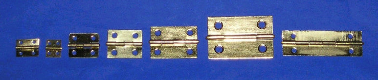 Brass Hinges 11mm x 8mm (10)