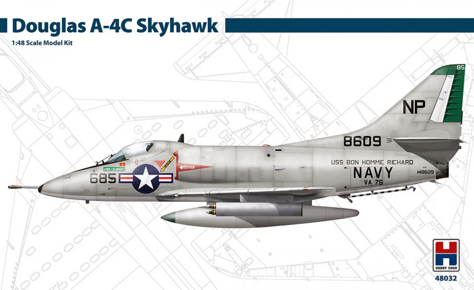 Hobby 2000 1/48 Douglas A-4C Skyhawk kit 48032