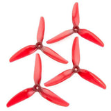 HQProp 5X4.5X3V3 (2CW+2CCW)-Poly Carbonate - Light Red