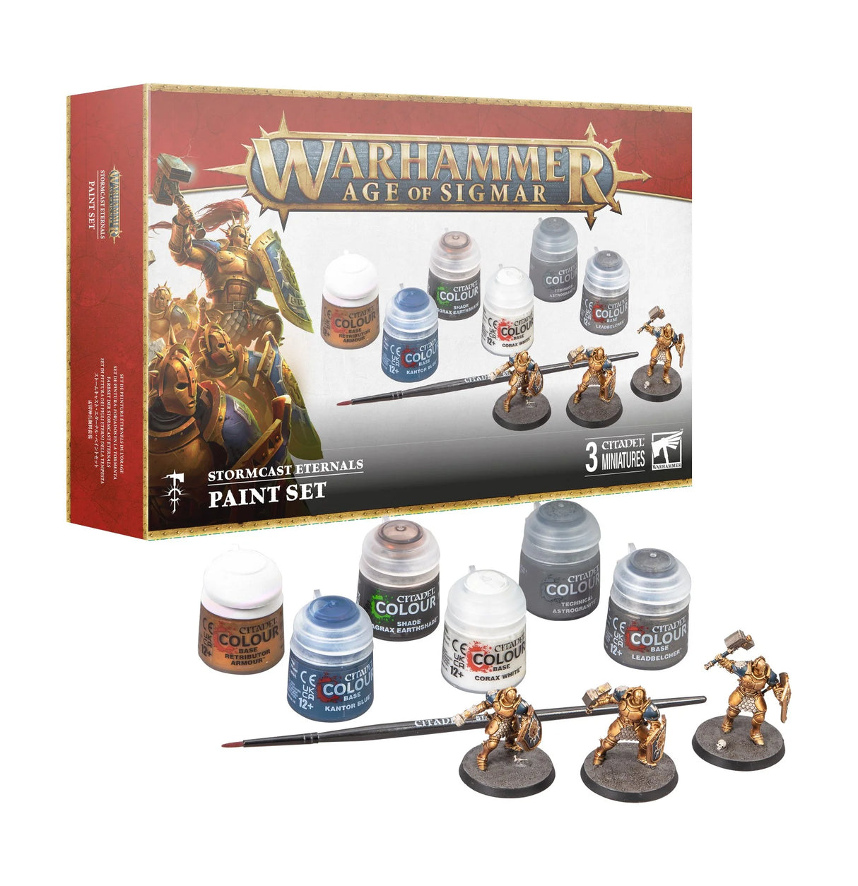 WARHAMMER AGE OF SIGMAR Stormcast Eternals - Paints Set