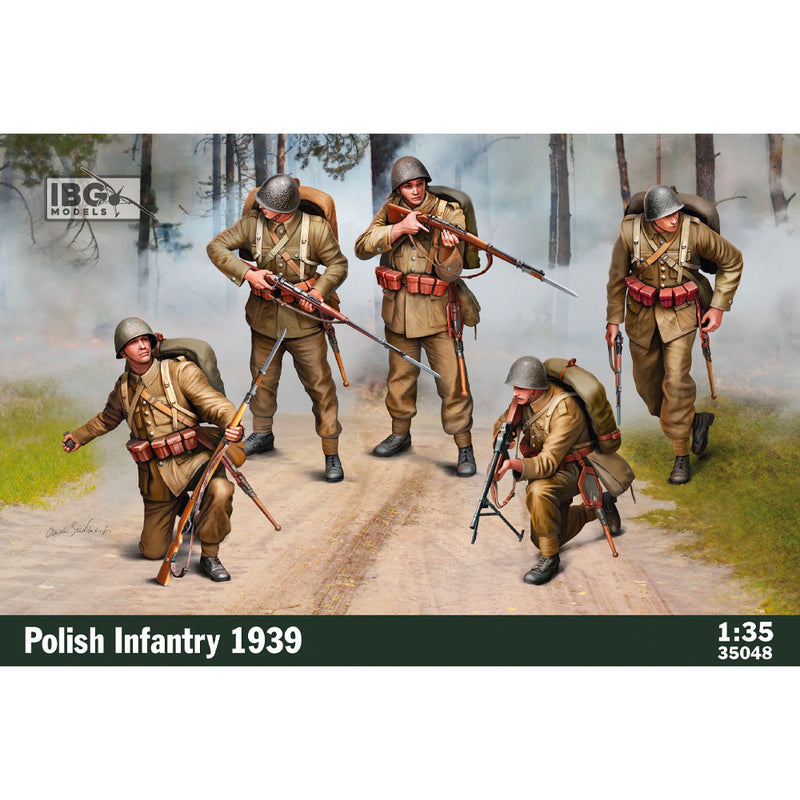 IBG 1/35 Polish Infantry Figures (5) 1938 IBG35048