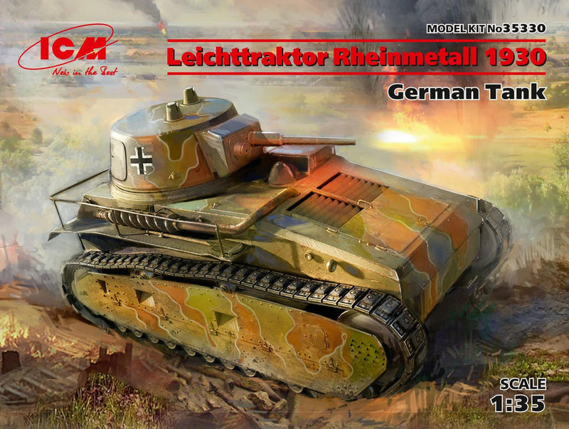 ICM 1/35 Leichttraktor Rheinmetatall 1930 German Tank kit 35330
