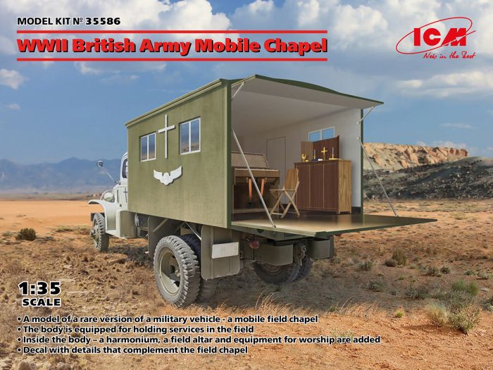 ICM 1/35 WWII British Army Mobile Field Chapel 35586