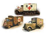 ICM 1/35 GERMAN WWII Sankas AMBULANCE DIRORMA SET DS3523