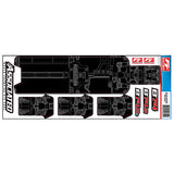 TEAM ASSOCIATED RC10B74.2 FT CHASSIS PROTECTIVE SHEET PRINT