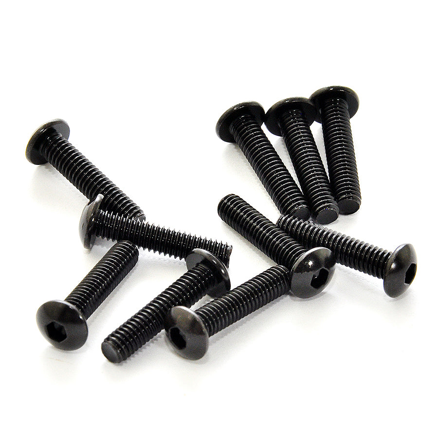 HOBAO M4X18MM HEX SOCKET BUTTON HEAD SCREWS (PK 10)