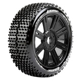 LOUISE RC B-HORNET 1/8 FR/RR SOFT HEX 17MM SPOKE BLACK
