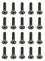 Team Associated M3 X 12 Flat Head Hex Screws