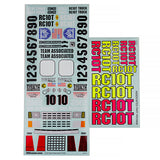 TEAM ASSOCIATED RC10T TRUCKDECAL SHEET