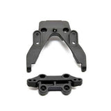 HOBAO HYPER EX10 FRONT BULKHEAD & UPPER ARM MOUNT