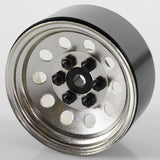 RC4WD PRO10 1.9 Inch STEEL STAMPED BEADLOCK WHEEL (SILVER)