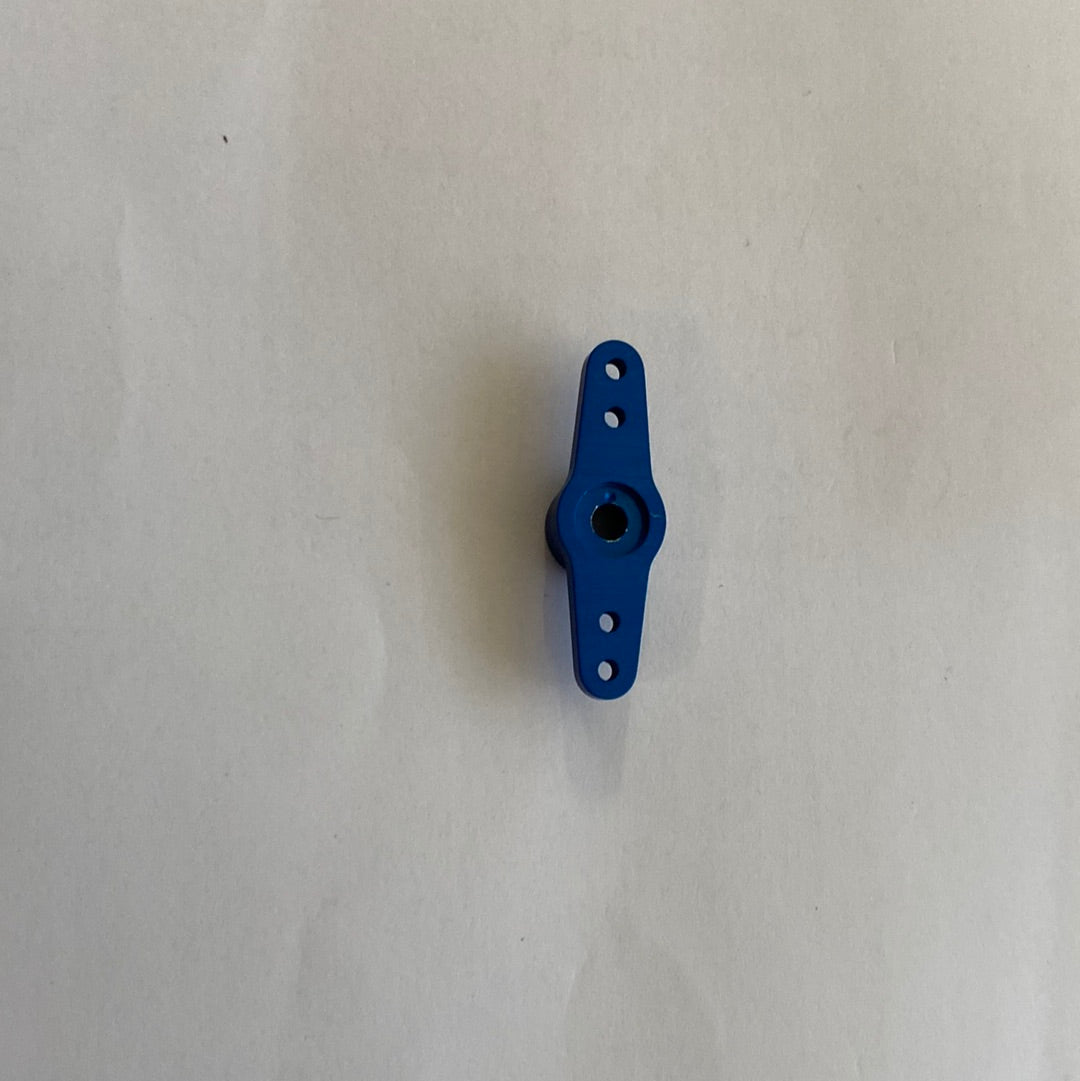 Futaba Aluminium 2 hole Double Strait Servo Arm - Blue