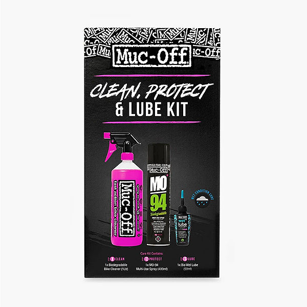 MUC-OFF MO94 LUBRICANT NANO BIKE CLEANER BIO WET LUBE KIT