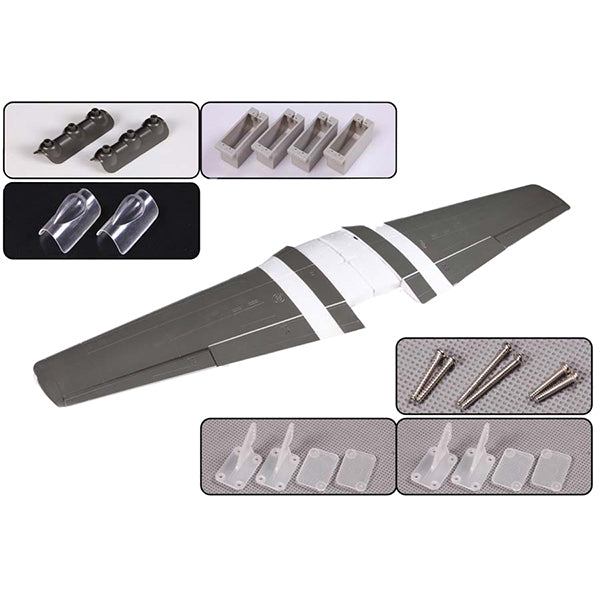 FMS 1700MM P51 MAIN WING SET