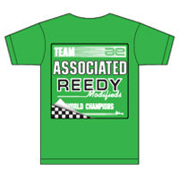 TEAM ASSOCIATED/REEDY 80S T-SHIRT - GREEN MEDIUM