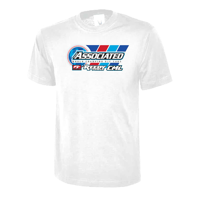 TEAM ASSOCIATED /REEDY /FT /CML TEAM T-SHIRT - WHITE LARGE