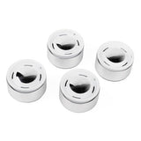 RC4WD ANALOG 1.9 ALUMINUM CAP WHEELS (WHITE)