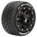 LOUISE RC ST-ROCKET 1/10 SOFT BEAD-LOCK/1/2 OFFSET HEX 12MM BLACK