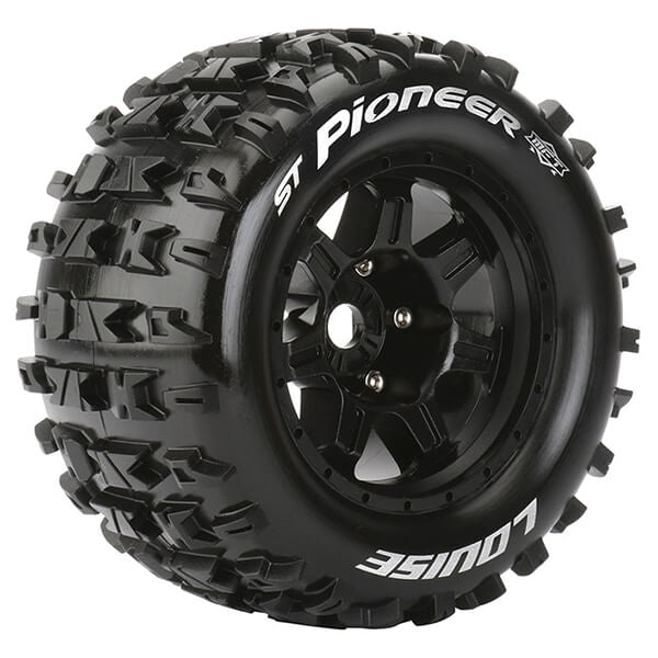 LOUISE RC ST-PIONEER 1/8 SPORT 0 Inch OFFSET HEX 17MM BLACK