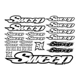 SWEEP SR LOGO DECAL SHEET (BLACK/WHITE)