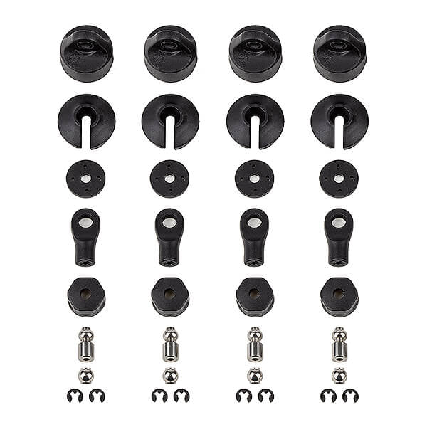 TEAM ASSOCIATED RIVAL MT8 SHOCK PARTS SET