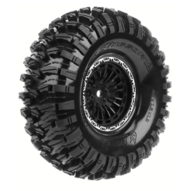 LOUISE RC CR-SIXGEAR 1.9 SUPERSOFT BLACK HEX 12MM