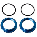 TEAM ASSOCIATED 13MM SHOCK COLLARS BLUE ALUMINIUM