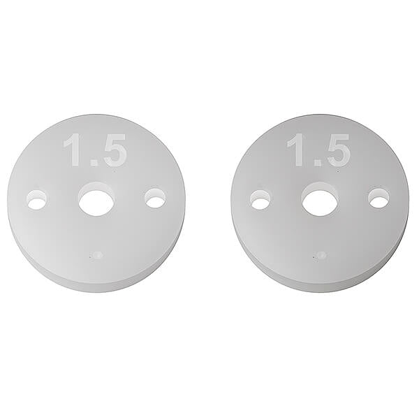 TEAM ASSOCIATED FT 13MM SHOCK PISTONS 2.5MM 2 x 1.5
