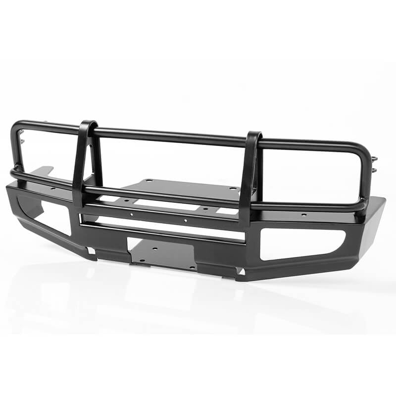 RC4WD TRIFECTA FRONT BUMPER SLIDERS & SIDE BARS FOR LAND CRUISER LC70 BODY (BLACK)